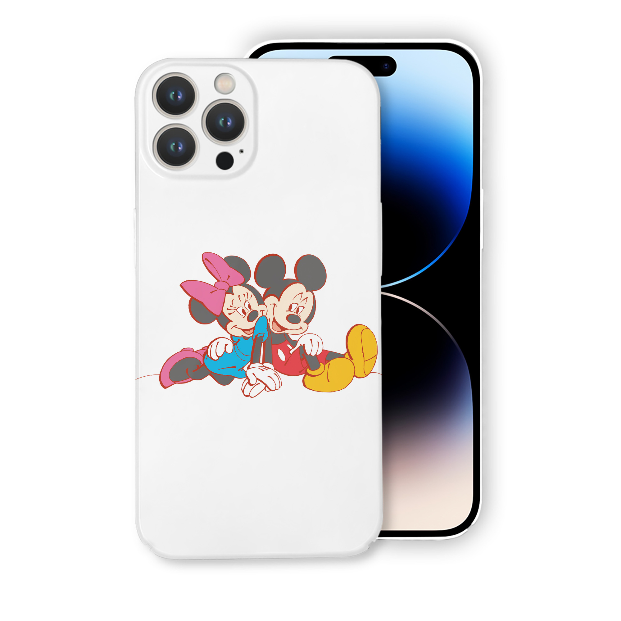 （画像用） ミッキーマウス Mickey Mouse 【iPhone 14シリーズ対応】ハードケース